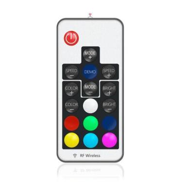 Imagem de Controle RF-17 para controladoras RGB 12V 4 Pinos + Pilha - PC MASTER
