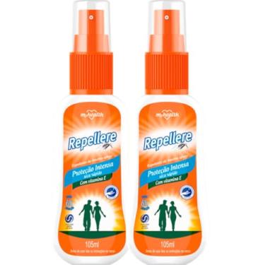 Imagem de Kit 2 Repelente Contra Mosquitos Spray 6h Duração Repellere MyHealth