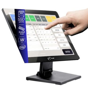 Imagem de Computador All in One Touch com SSD 120GB e Memória DDR3L 4GB 1600Mhz 