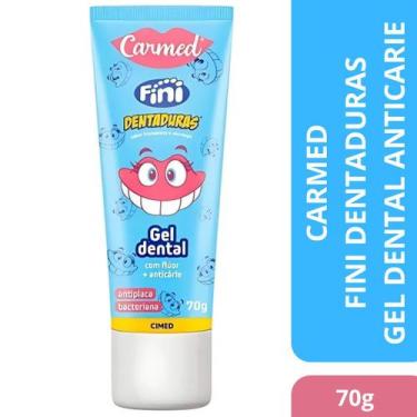 Imagem de Gel Dental Carmed Fini Dentaduras 70g Com Flúor - Cimed