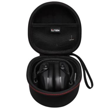 Imagem de LTGEM Capa rígida para fotografar ou caçar fones de ouvido com redução de ruído, compatível com Walker's/PROHEAR/HOWARD LEIGHT/Peltor/3M / ZOHAN/EARMOR/TACWIN