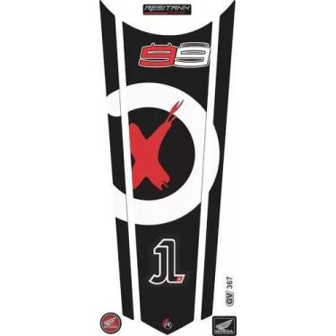 Imagem de Adesivo Faixa  Gravata  Tanque Resinado Lorenzo Honda 367 - Resitank