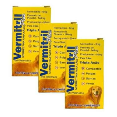 Imagem de Antipulgas, Carrapatos e Sarnas Tripla Ação Plus contra parasitas 12 C