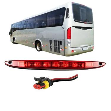 Imagem de Lanterna Brake Light Ônibus Busscar Rodoviário 24V 6 LED +Conector - M