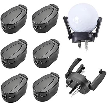 Imagem de Vanknono 6 peças de bola de golfe pegador recuperador pegador, bola de golfe dobrável pegador garra pegador pegador pegador