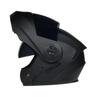 Imagem de Capacete de Motocicleta Modular com Viseira Dupla - Aprovado pelo DOT,