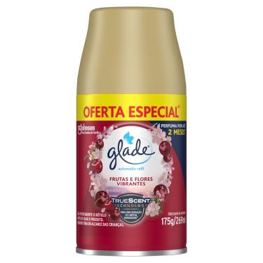 Imagem de ODORIZADOR DE AMBIENTE FRUTAS E FLORES VIBRANTES GLADE AUTOMATIC FRASCO 269ML SPRAY REFIL OFERTA ESPECIAL