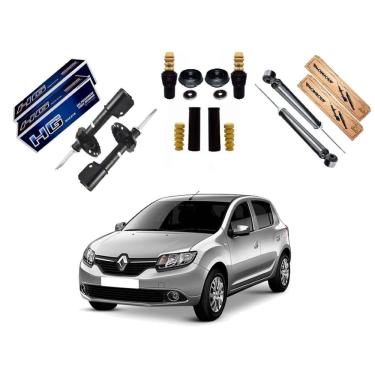 Imagem de Kit amortecedor dianteiro traseiro nakata renault sandero 1.0 1.6 2014 A 2019