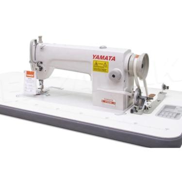 Imagem de Máquina De Costura Industrial Reta Yamata + rodinhas