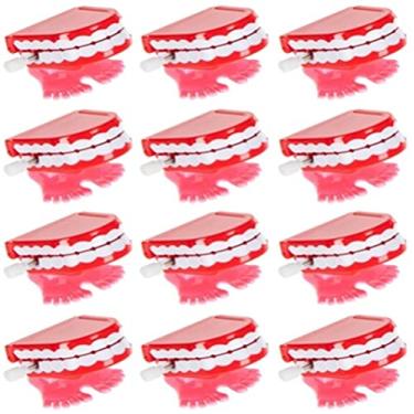 Imagem de HAPPY DEALS ~ Wind Up Chatter Teeth | 12 Pack | 1.75 inch Chattering Walking Toys