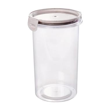 Imagem de Porta Mantimentos Trava Mais Redondo Cristal 1,8L Plasútil