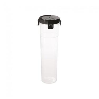 Imagem de Pote Porta Macarrão Espaguete com Tampa Dosadora(Preto)