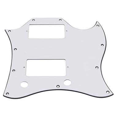 Imagem de 1 peça Yootones 3Ply placa de arranhão branca para guitarra SG estilo padrão Pickguard (3Ply White)