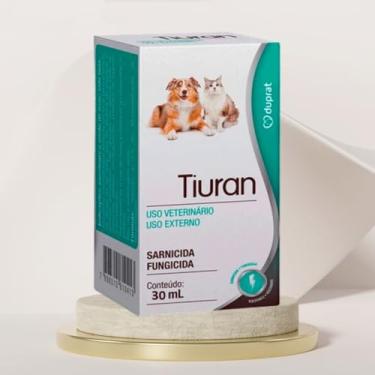 Imagem de Solução 30ml Sarnicida e Fungicida para Cães e Gatos Tiuran Duprat