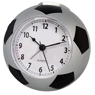 Imagem de Despertador quarto bola de futebol despertador, despertador alto e compacto para quarto, relógio de mesa de estudante, despertador digital fácil de definir para crianças relógio de mesa relógio de
