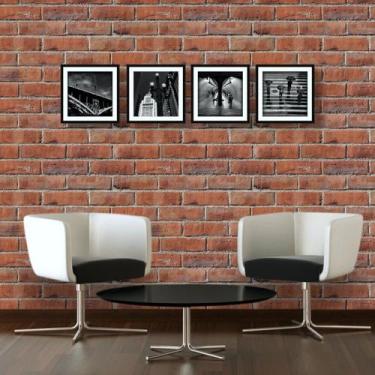 Imagem de Papel de Parede Tijolinho Rústico - Inove Papéis de Parede