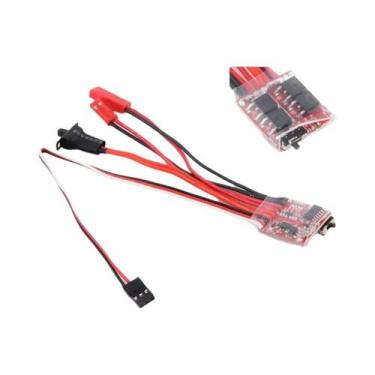 Imagem de Controlador de Velocidade Elétrica 30A 2S - ESC com Freio para Carros 