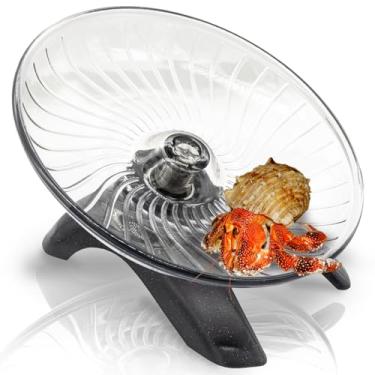 Imagem de Roda de exercício de caranguejo eremita – roda silenciosa para acessórios de tanque de caranguejo – Roda de animais pequenos para hamster gerbils e ouriços