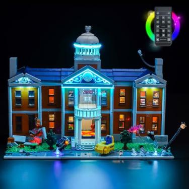 Imagem de LocoLee LED Light Kit Compatible with Lego X-Men: The X-Mansion 76294, Creative Lighting Set Accessories Compatible with Lego 76294 X-Men: X-Mansion, No Models Only Light (Customized RC Version)