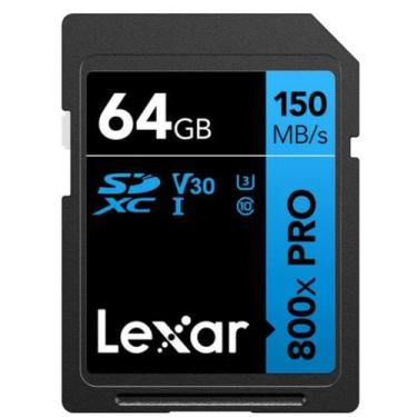 Imagem de Cartão de memória Lexar 64gb 800x Pro 150MB/s V30