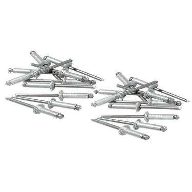 Imagem de Rebites De Alumínio Com Repuxo 4.0 X 16Mm 50 Peças 406459