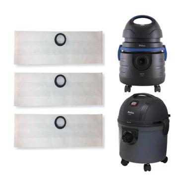 Imagem de Kit com 6 sacos descartaveis aspirador de pó philco ph10 pas 10