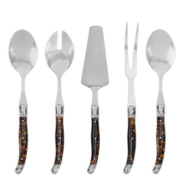 Imagem de French Home Conjunto de 5 peças de casco de tartaruga Laguiole