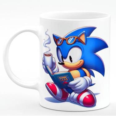 Imagem de Caneca de Porcelana Sonic the Hedgehog 325ml Glasses - PRMUG