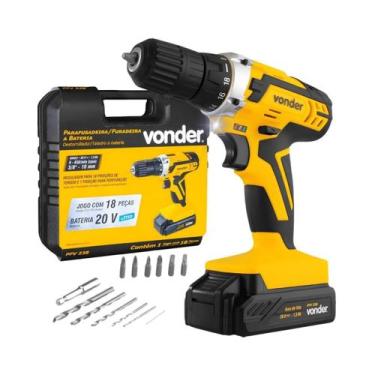 Imagem de Parafusadeira Furadeira A Bateria 20V Bivolt PFV238 Vonder