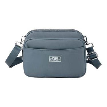 Imagem de Bolsa Transversal Pequena - Braswei, Cinza