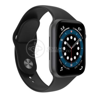 Imagem de Smartwatch Iwo W46 S Preto Troca Pulseira Cardíaco