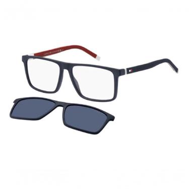 Imagem de Armação Óculos De Grau Clip On Tommy Hilfiger Th2086-cs Fll99 56