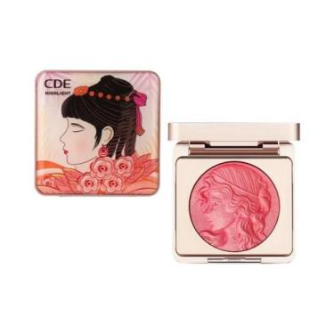 Imagem de Paleta De Blush Em Relevo 3D De Cor Única À Prova d'Água De Longa Dura
