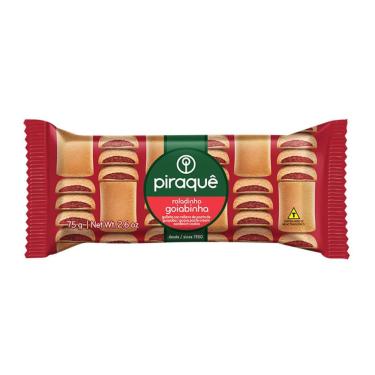 Imagem de Biscoito Piraquê Roladinho De Goiaba 75g