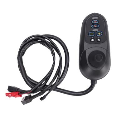Imagem de Zhjvihx Joystick do Controlador de Cadeira de Rodas Elétrica, Acessório Versátil de Controle Estável Com Compatibilidade, 50A Universal Com Conector de Freio Magnético de Alta Corrente,
