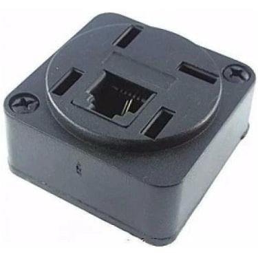 Imagem de Tomada Telefone Externa Interneed Padrao 1 Jack Pr Kit 8 Un