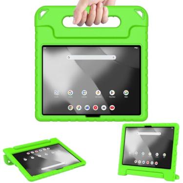 Imagem de AVAWO Capa infantil para tablet onn. 11 polegadas (modelo 2024) 4ª geração, capa protetora com suporte Hanle para tablet Walmart Onn 11 polegadas Pro geração 4 modelo 2024 (100146660), verde