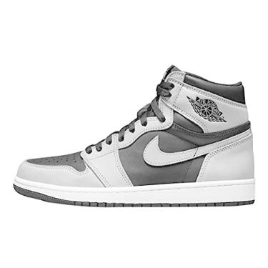 Imagem de Nike Masculino Nylon Jordan Air Jordan 1 Alto OG 555088 035 Sombra 2.0 - Tamanho 12 - Preto/Lt Fumaça Cinza-Branco