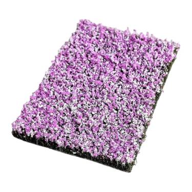 Imagem de menolana Decoração de arranjo de flores em miniatura Grupos de vegetação de flores de grama para modelos de trens Micro decorações de paisagens, Shibazakura