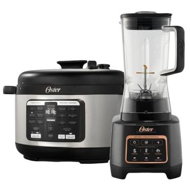 Imagem de Kit Liquidificador Xtreme Mix E Panela Multifunções Oster 5,7L 110V