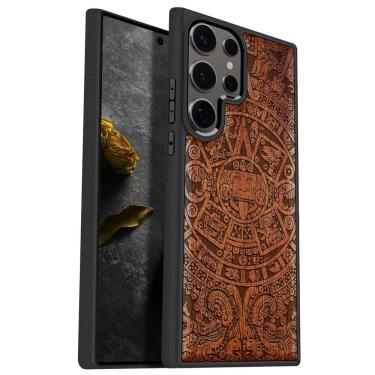 Imagem de Capa de telefone Carveit Wood para Samsung Galaxy S25 Ultra