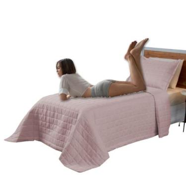 Imagem de Cobre Leito Solteiro Matelado Soft Dupla Face com Porta-Travesseiro - 