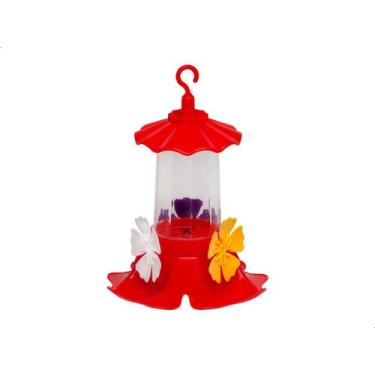 Imagem de Bebedouro Beija Flor Gold Alimentador Aves Passaros Jorani, Vermelho