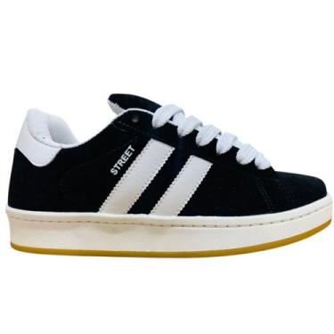 Imagem de Tenis masculino saygon street 6040, 37, Preto branco