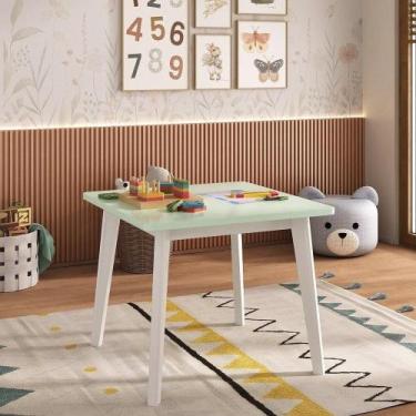 Imagem de Mesa Infantil em Madeira Maciça 60cm X 48cm Sofia - Empório Paraíso