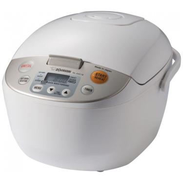 Imagem de Panela de Arroz Elétrica até 10 Xícaras não Cozidas com Função de Aquecer, 110V 820W Zojirushi NL AAC18, Branca