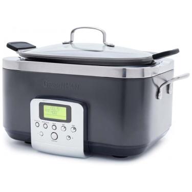 Imagem de Panela Elétrica Multifuncional 8 em 1, 6 Litros com Tampa Removível, Antiaderente de Cerâmica Saudável sem PFAS, 220V 1350W, GreenPan,