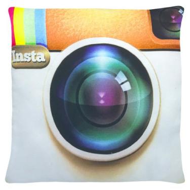 Imagem de Almofada Pelúcia Emoji Bordado Emoticon Whatsapp 45x45 CM - Vitor Bord