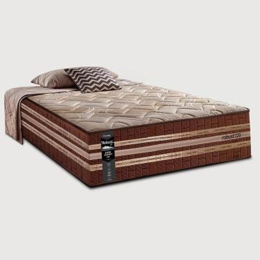 Imagem de Colchão Solteiro Com Espuma Látex 88x188x38 Robust Gel 220 Caramelo Cama Inbox