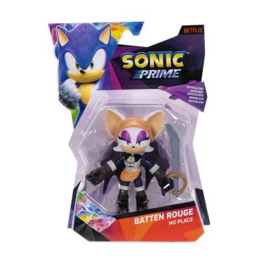 Imagem de Boneco Articulado Sonic Prime Batten Rouge No Place 12cm Sunn